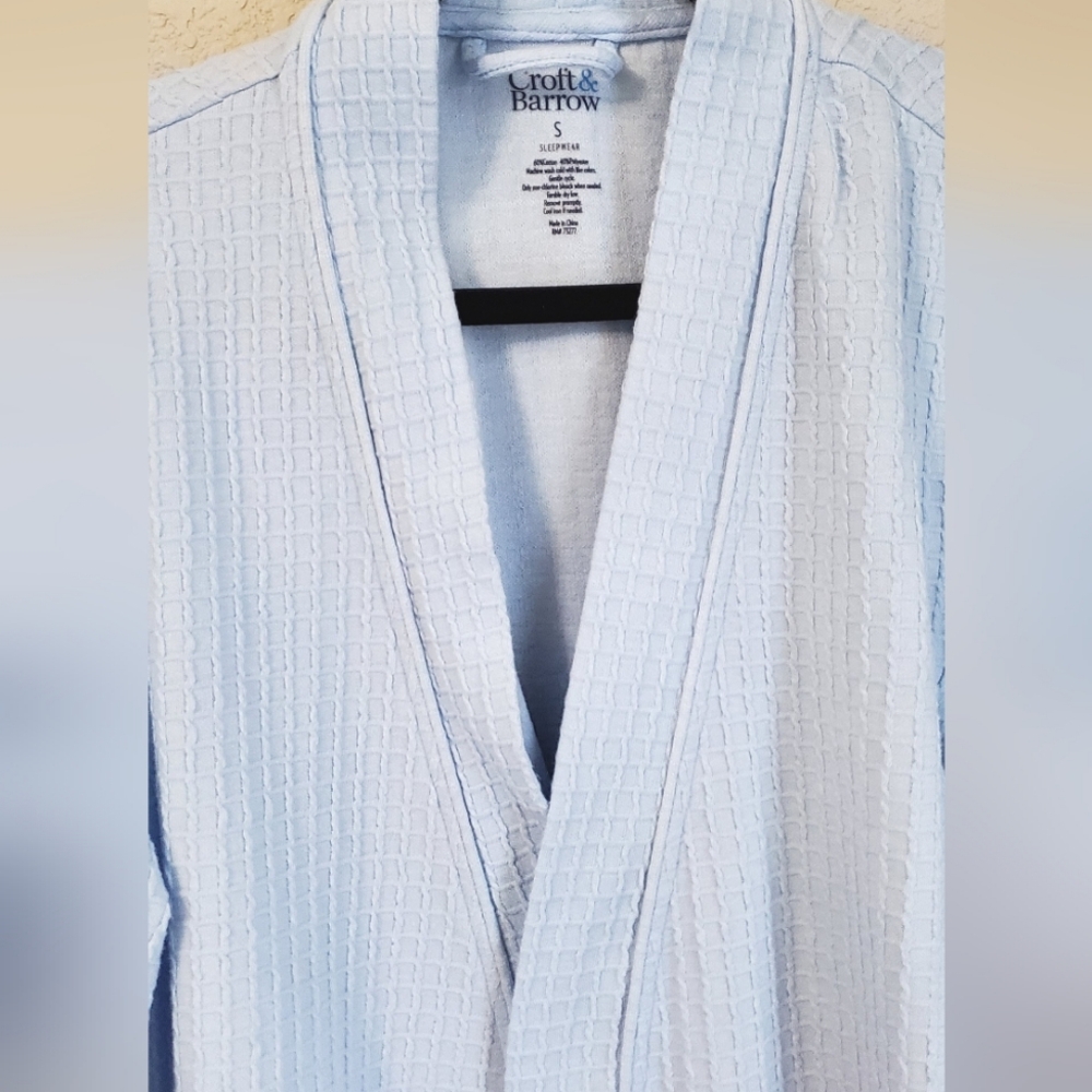 Croft & Barrow Blue Robe - Picture 5 of 7